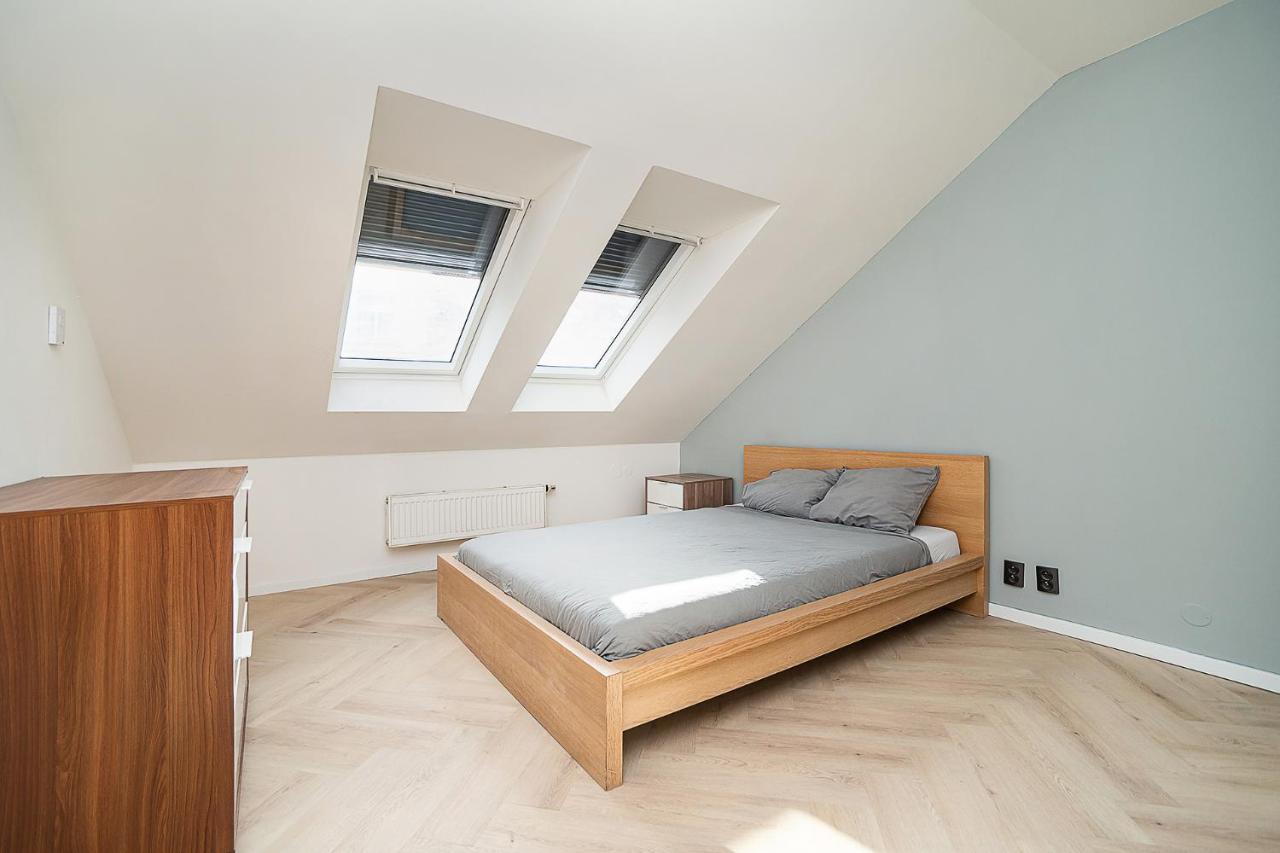 Big 4-Bedroom Flat, Terrace With Great Vitkov View プラハ エクステリア 写真